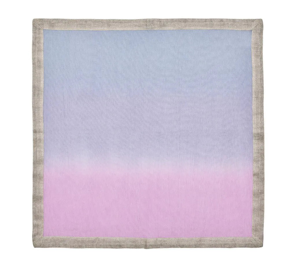 Dip Dye Napkin in Lilac & Periwinkle, Set of 4