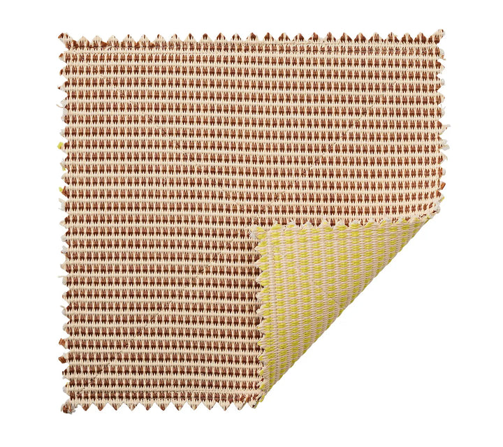 Duet Reversible Placemat in Brown & Yellow, Set of 4