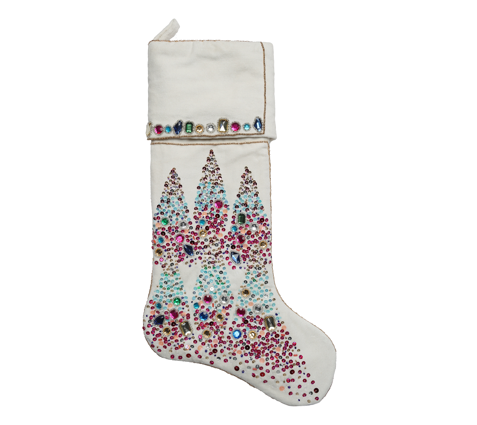 Sample: Glimmer Grove Stocking in Multi