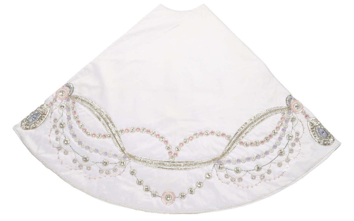 Sample: Velora Treeskirt in White & Multi