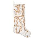 Tinsel Stocking in Gold & Silver