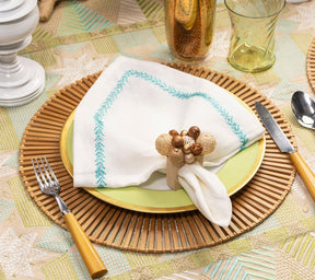 Kim Seybert, Inc.Spoke Placemat in Brown, Set of 4Placemats