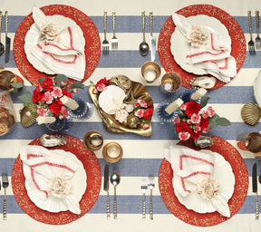 Kim Seybert, Inc.Maui Placemat in Coral & Gold, Set of 4