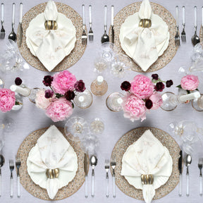 Rapture Placemat in Champagne & Crystal, Set of 2