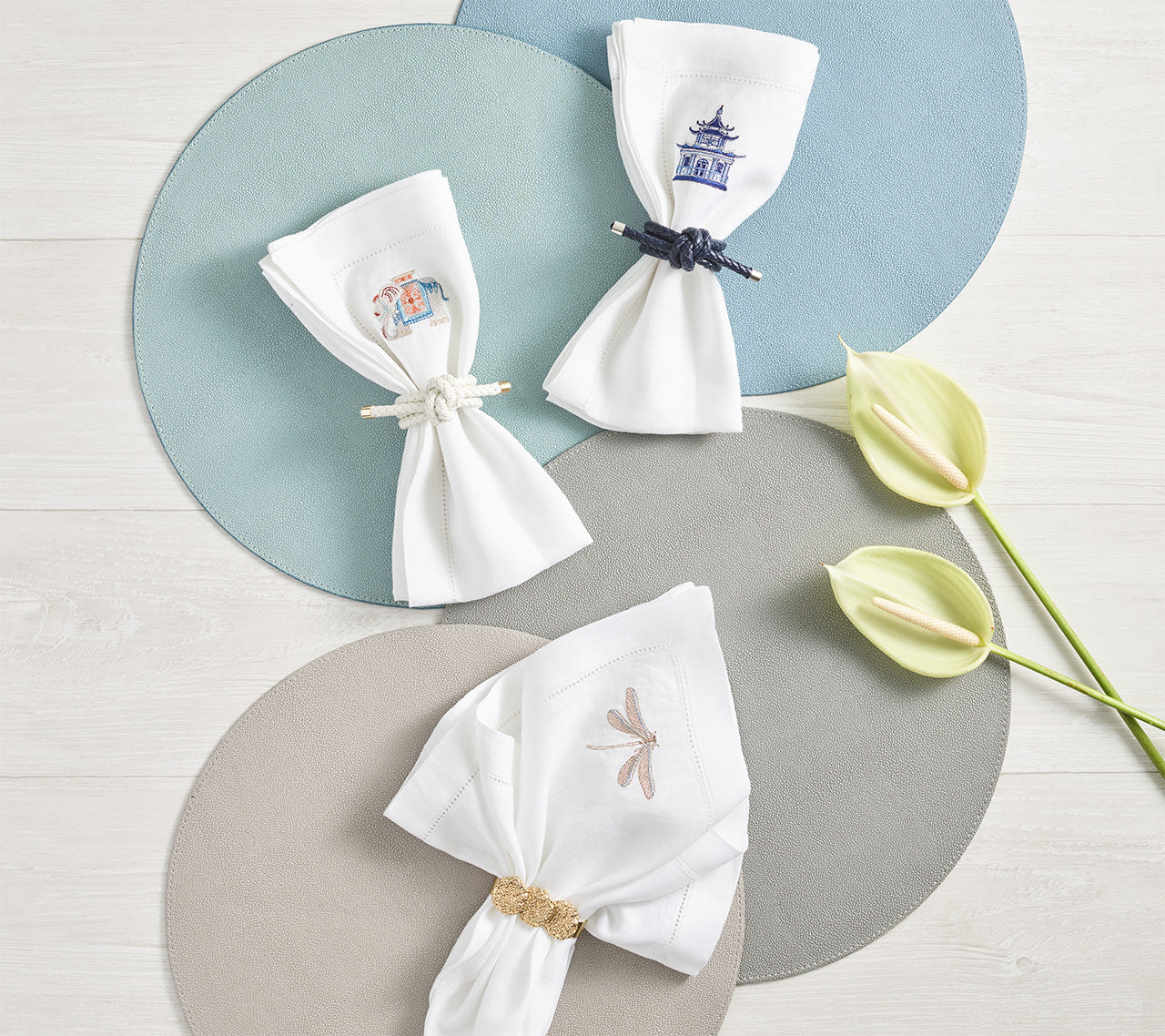 Icons Reversible Placemats  Set of 4