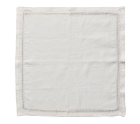 Jardin Napkin in White, Set of 4