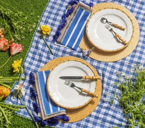 Kim Seybert, Inc.Check Tablecloth in Blue & GreenTablecloths