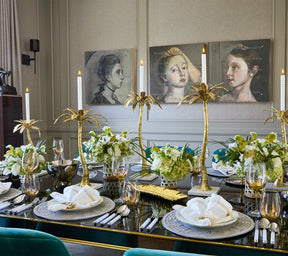 Kim Seybert Luxury Orion Tumbler Glass in Gold
