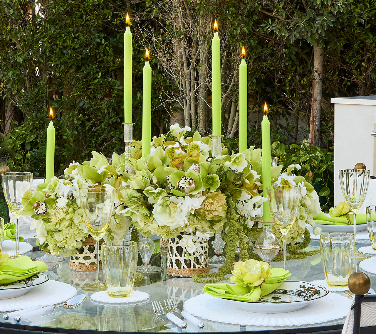 Kim Seybert Luxury Gardenia Napkin Ring in Citron