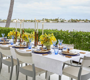 Kim Seybert, Inc.Seersucker Tablecloth in WhiteTablecloths