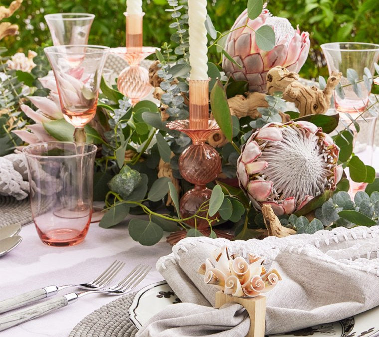 Kim Seybert, Inc.Ophelia Tumbler in Blush, Set of 4Glassware