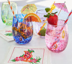 Kim Seybert, Inc.Gala Tumbler in Blue, Set of 4Glassware