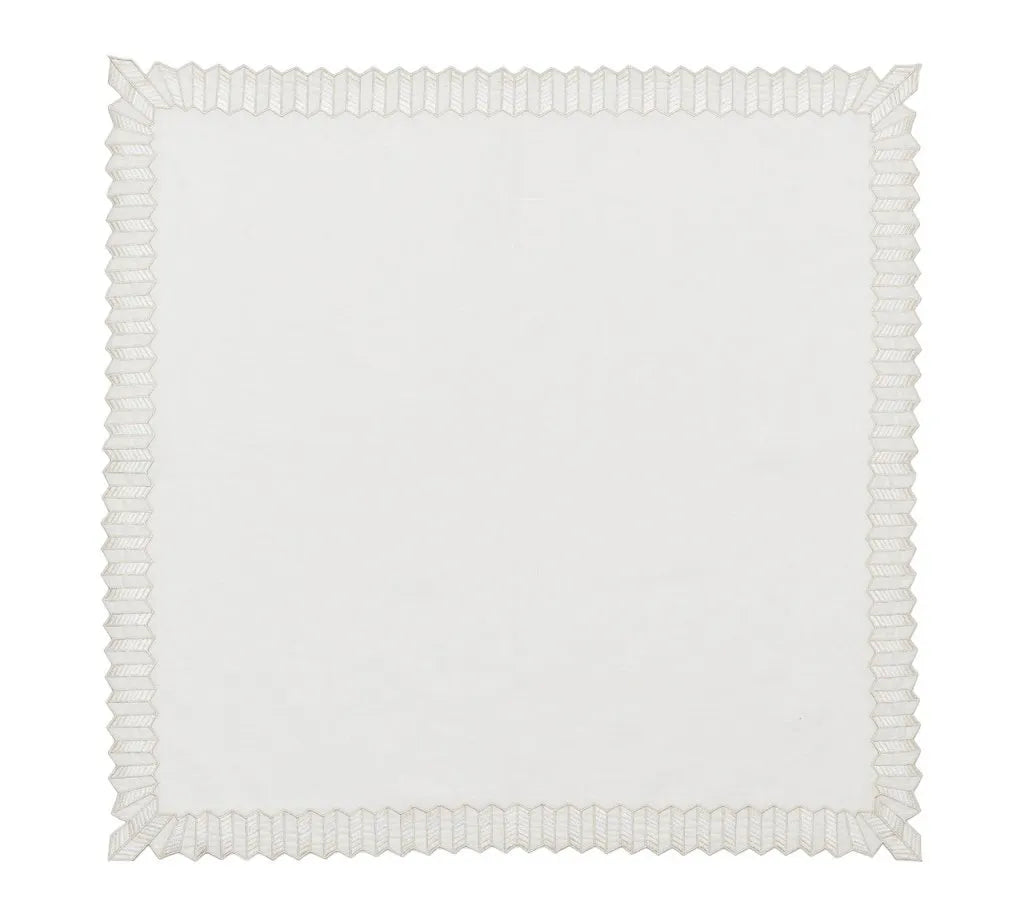 Lumina Napkin in White, Set of 4