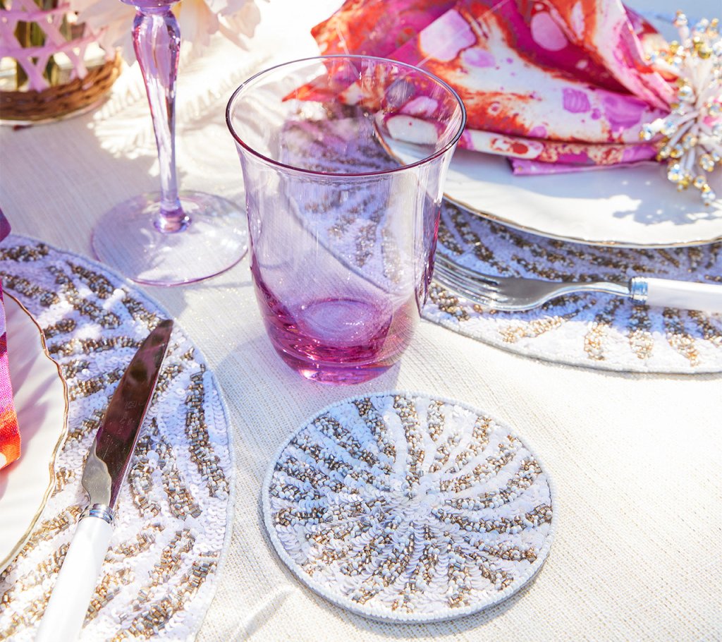 Kim Seybert Fireworks Coasters - Thumbnail 2