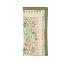 Kim Seybert, Inc.Mira Napkin in Green & Pink, Set of 4Napkins