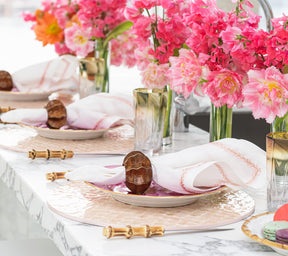 Kim Seybert Luxury Camellia Placemat in Blush