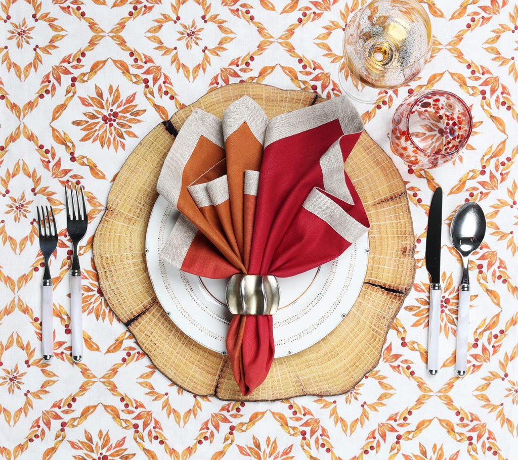 Woodland Placemat in Natural & Brown | Kim Seybert
