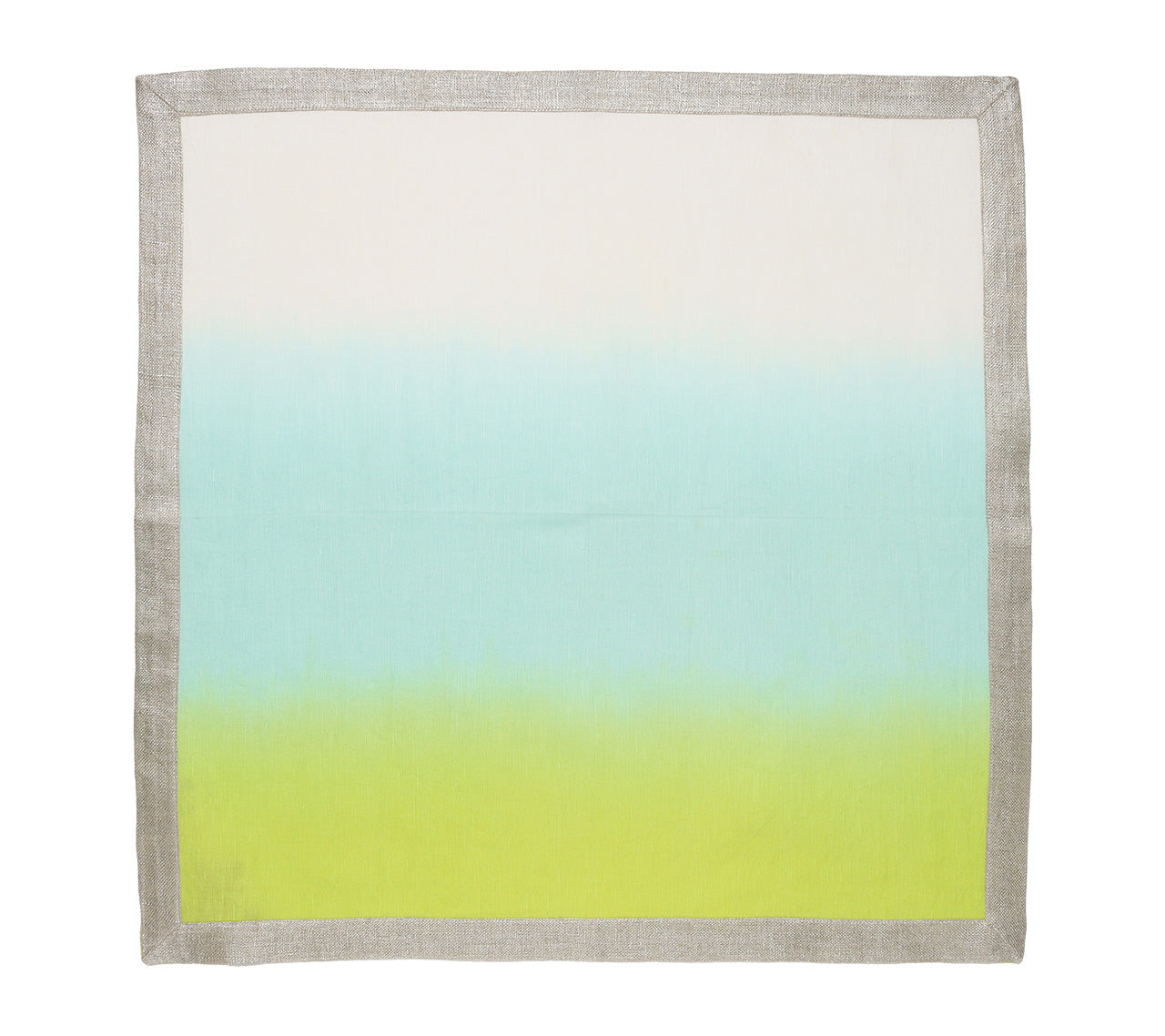 Dip Dye Napkins in Cool Tones, Set of 4