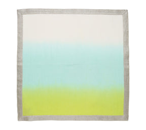 Dip Dye Napkins in Cool Tones, Set of 4