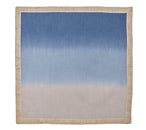 Dip Dye Napkin in Blue & Gray, Set of 4