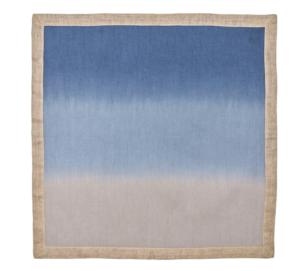 Dip Dye Napkin in Blue & Gray, Set of 4