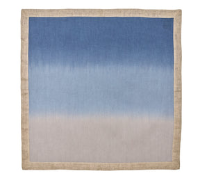 Dip Dye Napkin in Blue & Gray, Set of 4