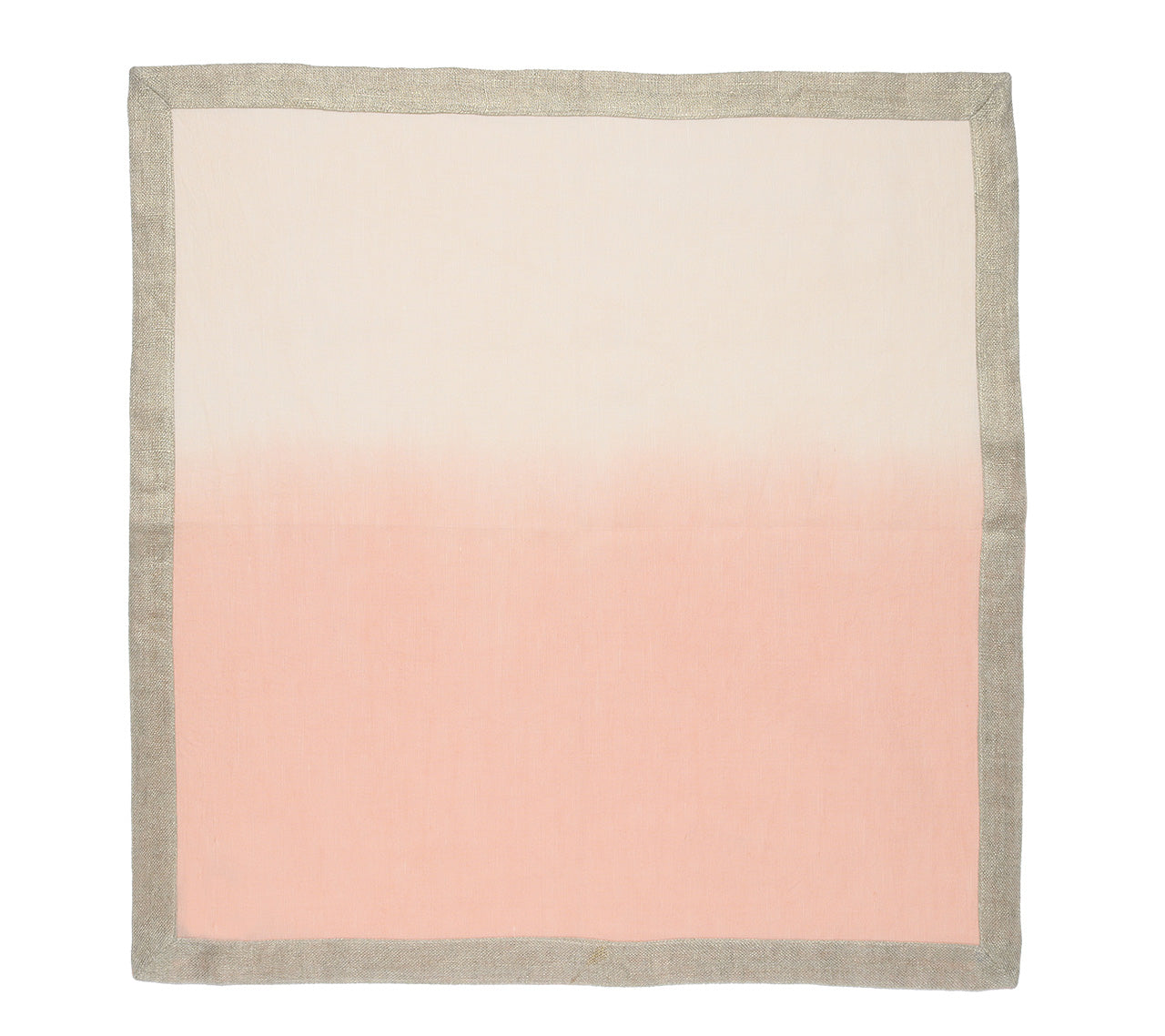 Dip Dye Napkins in Warm Tones, Set of 4