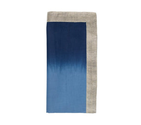 Kim Seybert, Inc.Dip Dye Napkin in Blue & White, Set of 4Napkins