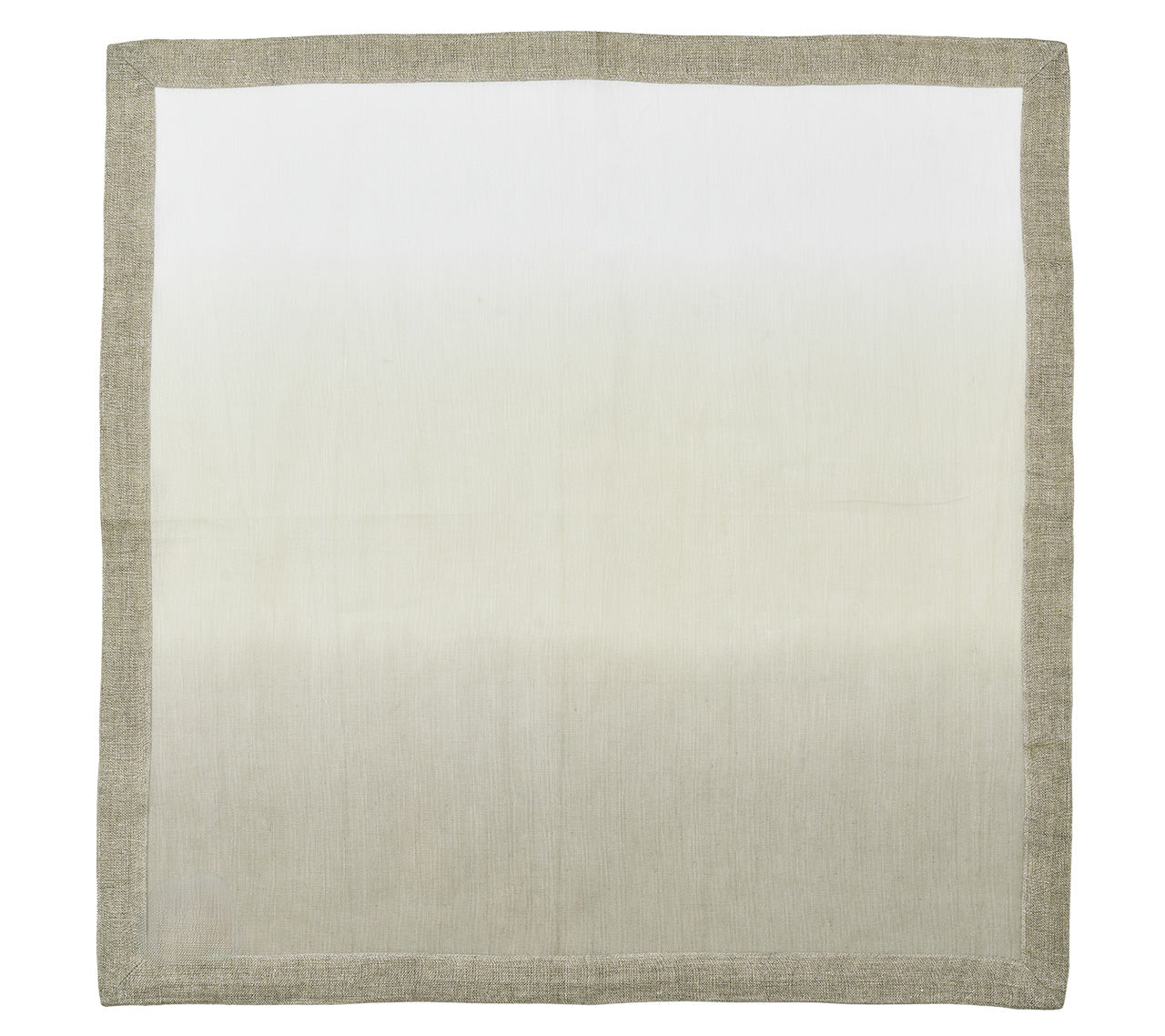 Dip Dye Napkins in Neutral Tones, Set of 4
