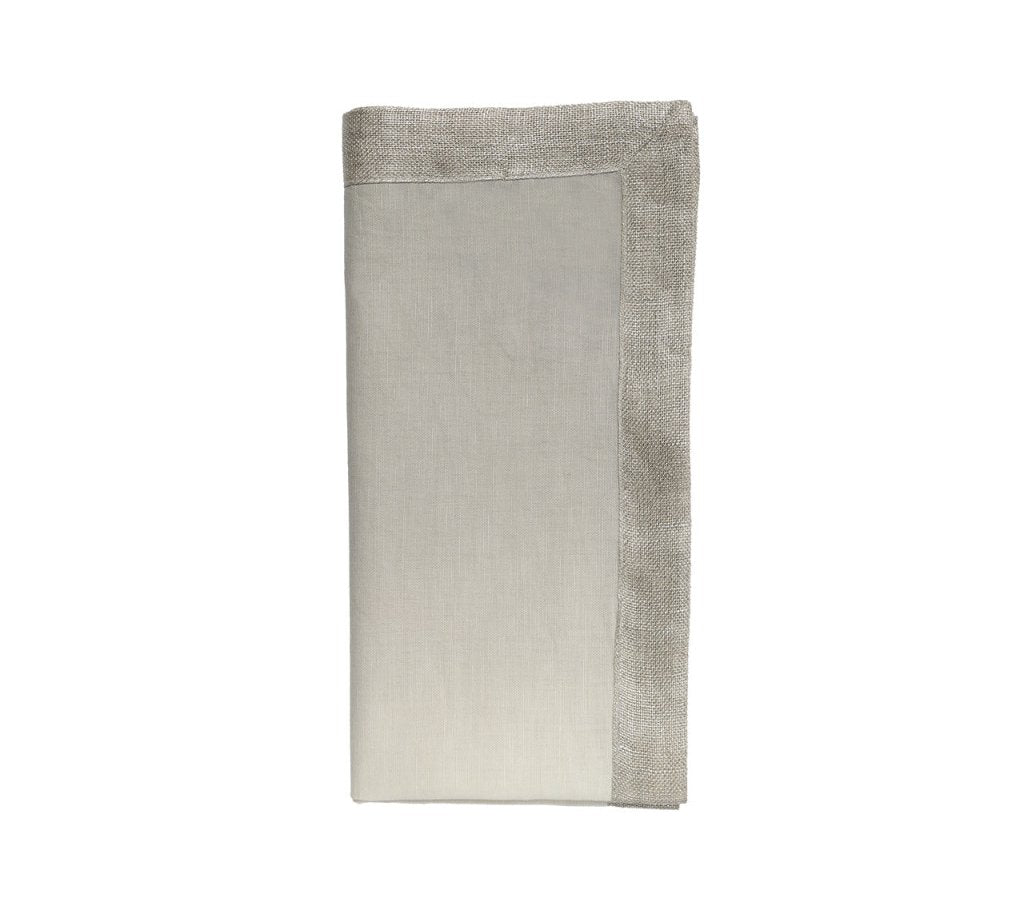 Kim Seybert, Inc.Dip Dye Napkin in Gray & Silver, Set of 4Napkins