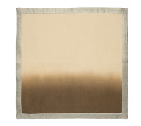 Dip Dye Napkins in Earth Tones, Set of 4