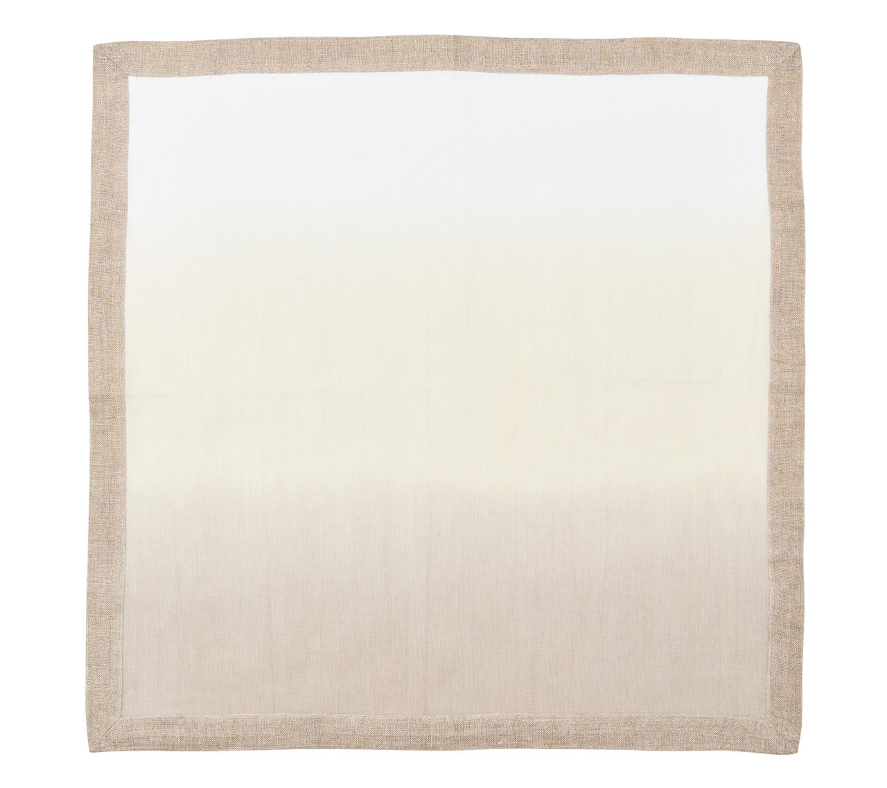 Dip Dye Napkin in Natural & Gray, Set of 4