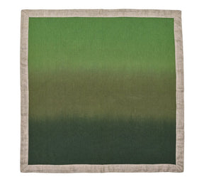 Kim Seybert, Inc.Dip Dye Napkin in Olive & Green, Set of 4Napkins