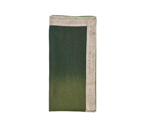 Kim Seybert, Inc.Dip Dye Napkin in Olive & Green, Set of 4Napkins