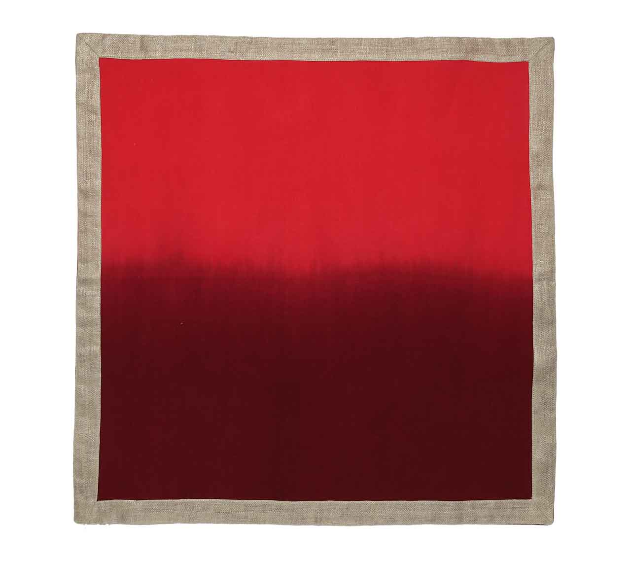 Dip Dye Napkins in Warm Tones, Set of 4