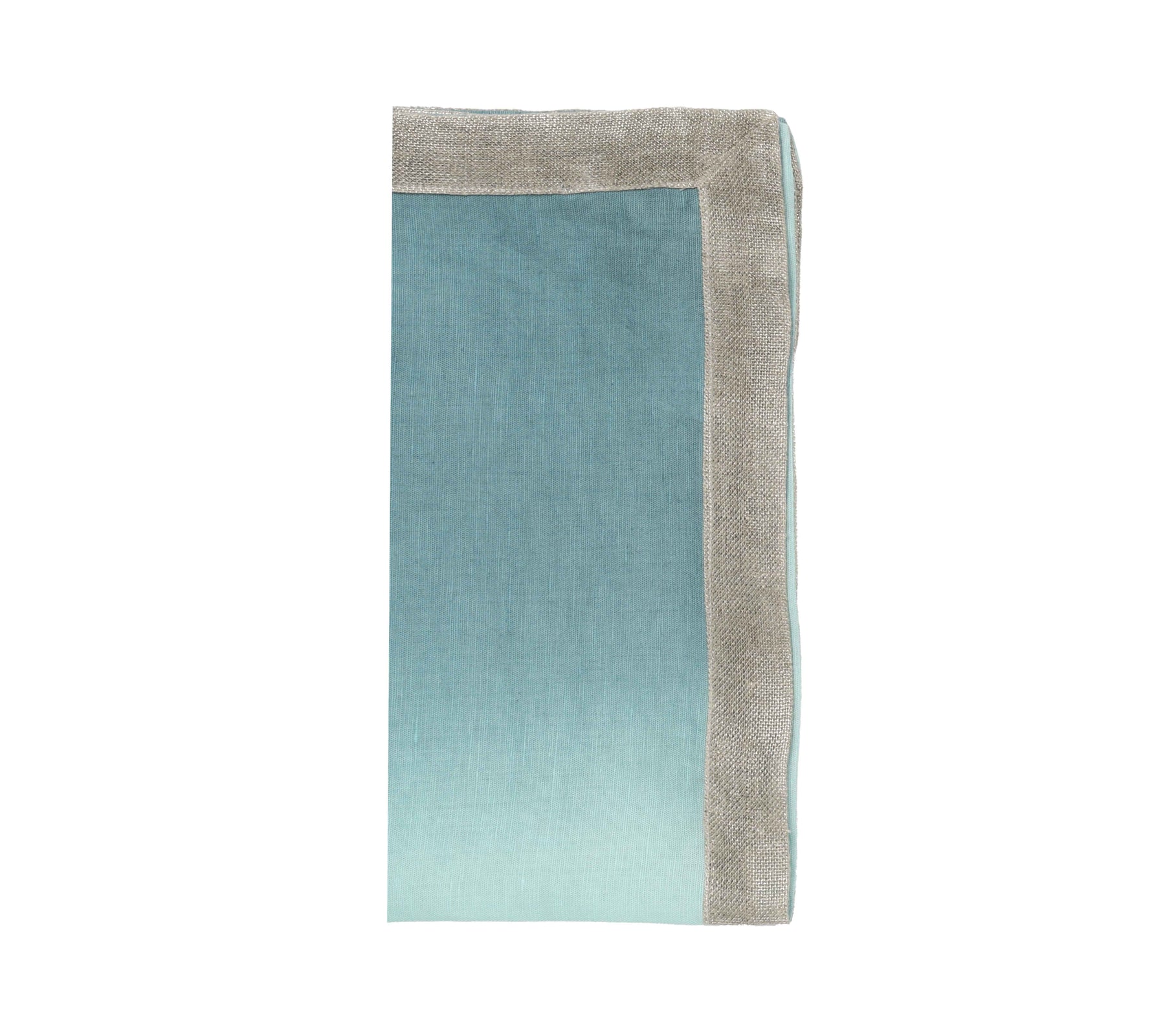 Dip Dye Napkins in Cool Tones, Set of 4