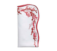 Kim Seybert, Inc.Reef Napkin in White, Coral & Gold, Set of 4Napkins