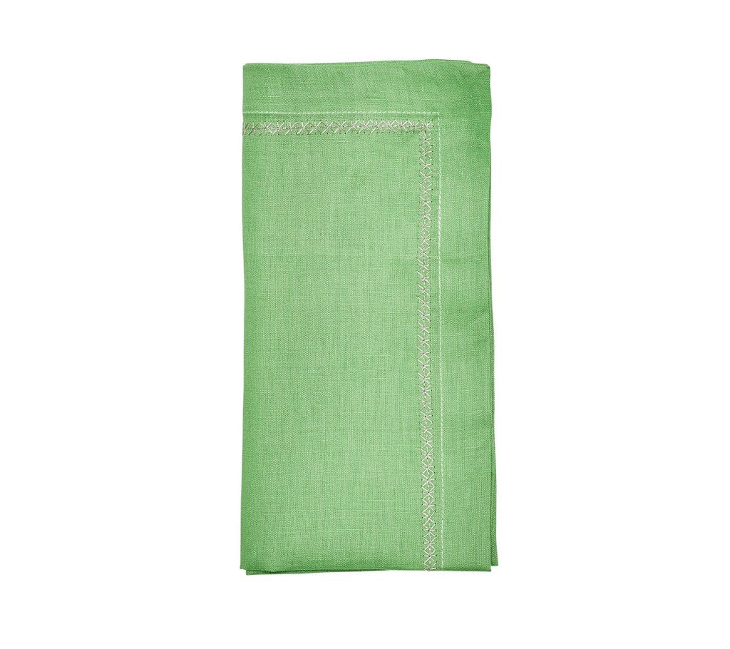 Classic Napkins in Greens, Set of 4