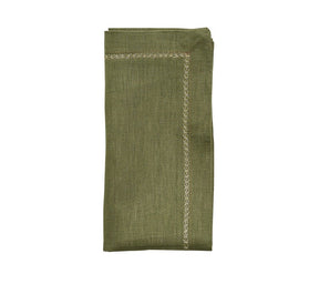 Classic Napkins in Greens, Set of 4