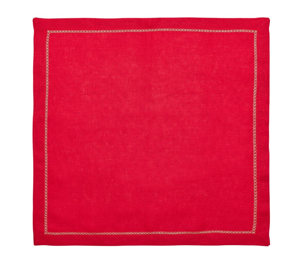 Kim Seybert, Inc.Classic Napkin in Red, Set of 4Napkins