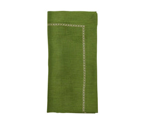 Classic Napkins in Greens, Set of 4