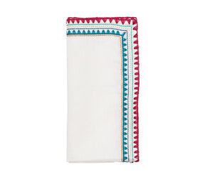 Kim Seybert, Inc.Frolic Napkin in White & Multi, Set of 4Napkins