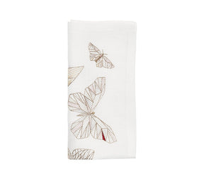 Kim Seybert, Inc.Diamant Butterflies Napkin in White & Multi, Set of 4 in a Gift BoxNapkins