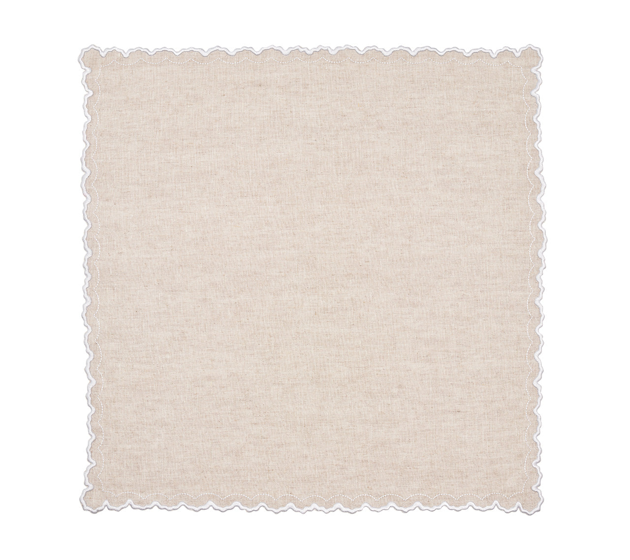 Arches Napkin in Natural & White, Set of 4