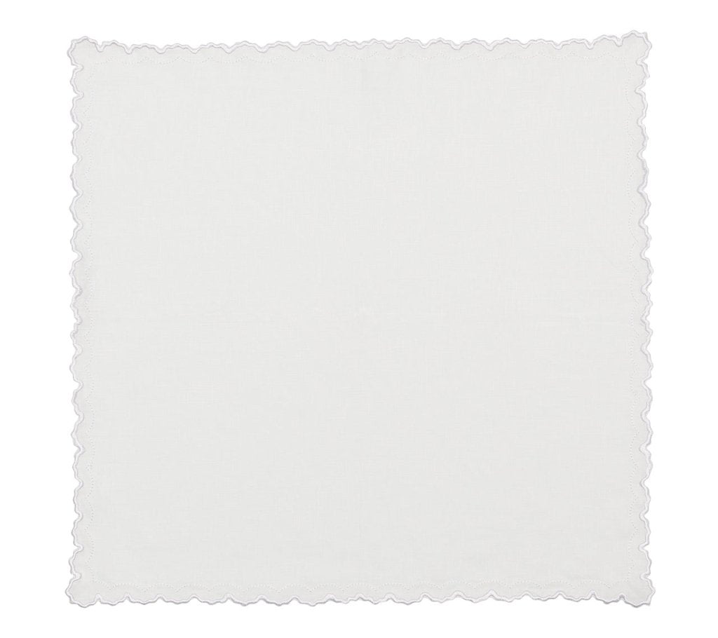 Kim Seybert, Inc.Arches Napkin in White, Set of 4Napkins