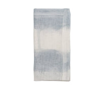 Kim Seybert, Inc.Watercolor Stripe Napkin in White, Blue & Gray, Set of 4Napkins