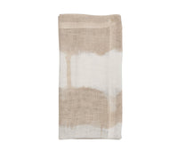 Kim Seybert, Inc.Watercolor Stripe Napkin in White & Natural, Set of 4Napkins