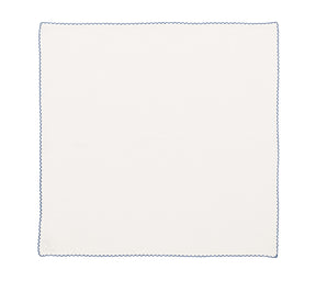 Casbah Napkin in White & Blue