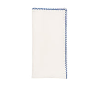 Casbah Napkin in White & Blue