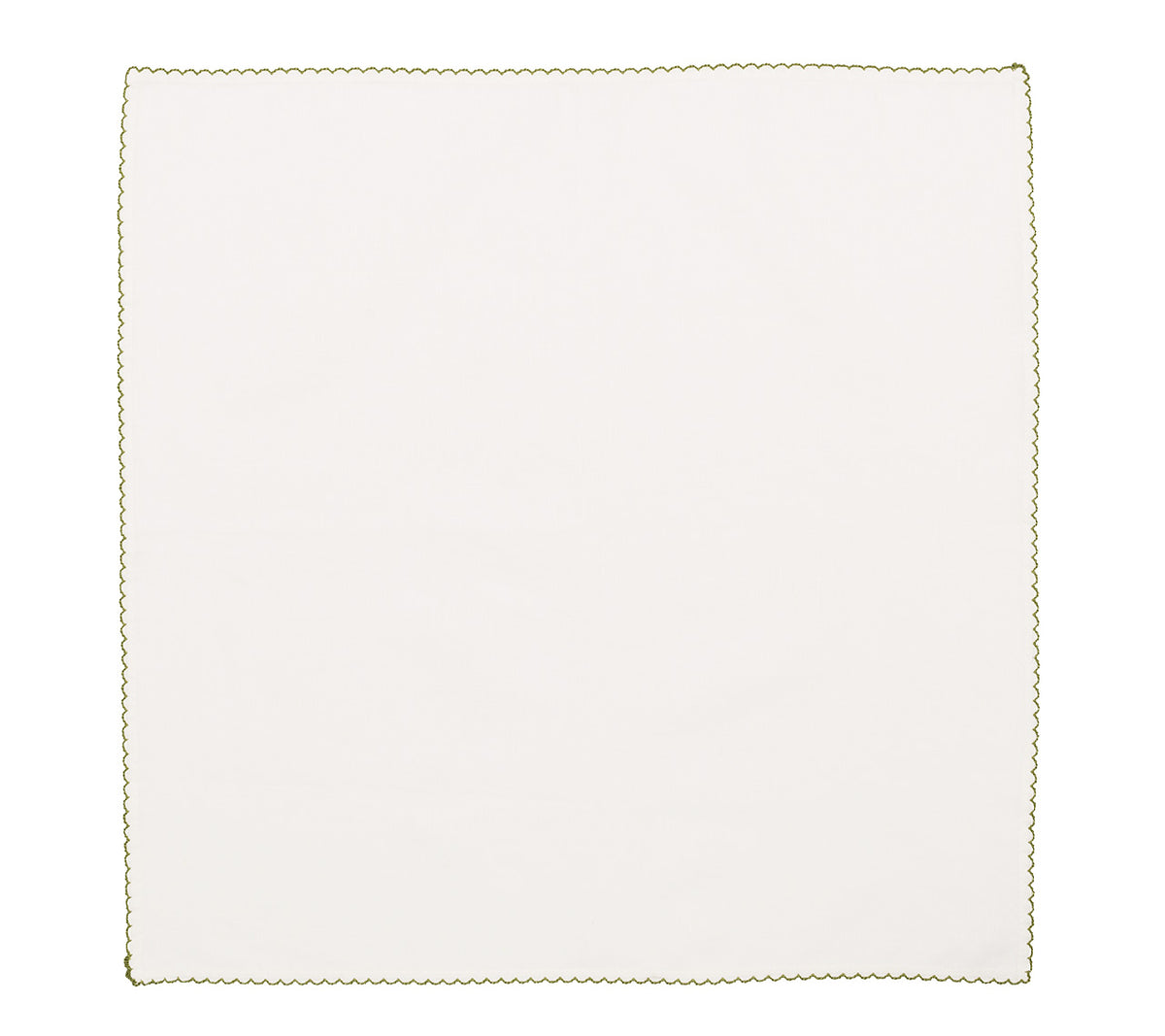 Casbah Napkin in White & Green
